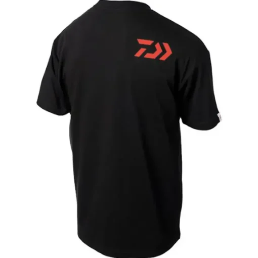 Daiwa Angled DVEC Black / Red Fishing T-Shirt