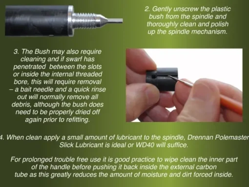 Drennan Super Specialist Extendable Twist Lock 3m Landing Net Handle