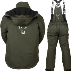 Fox Green & Silver Winter Fishing Suit