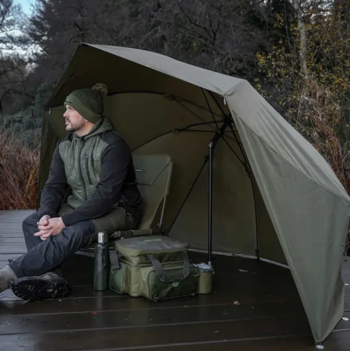 Korum Progress Graphite Brolly Shelter 50"