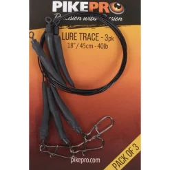 PikePro Spinning Traces - 3 Pack