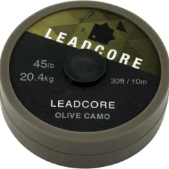 Thinking Anglers 10m Leadcore 45lb Olive Camo