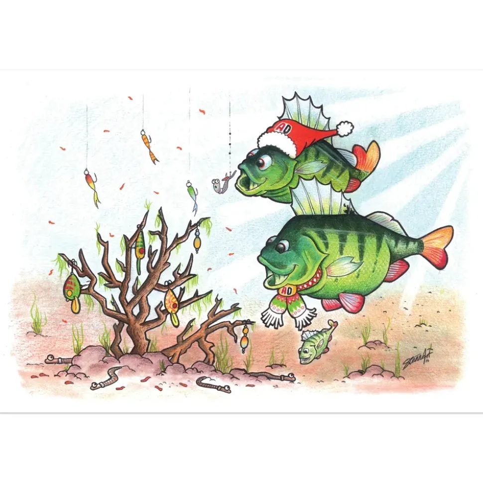 AD Festive Perch Christmas Card