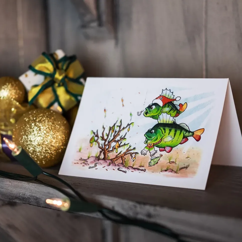 AD Festive Perch Christmas Card