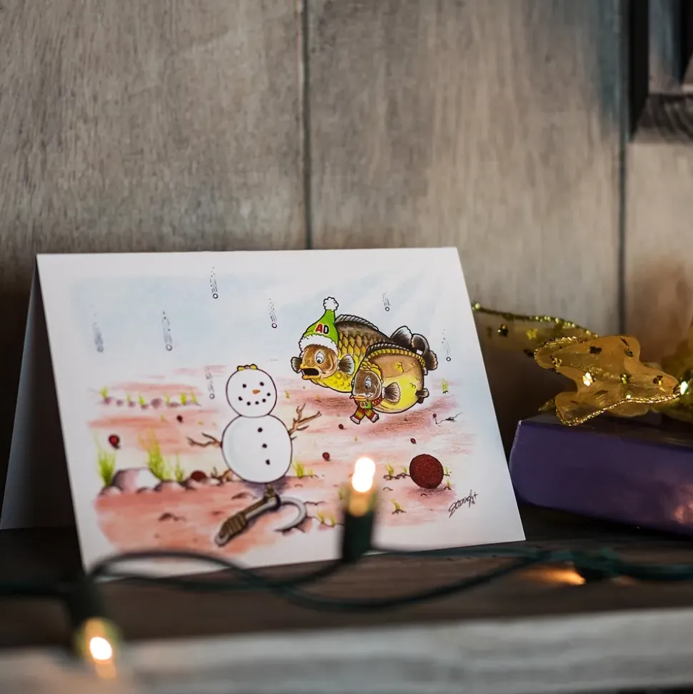 AD Snowman Rig Christmas Card