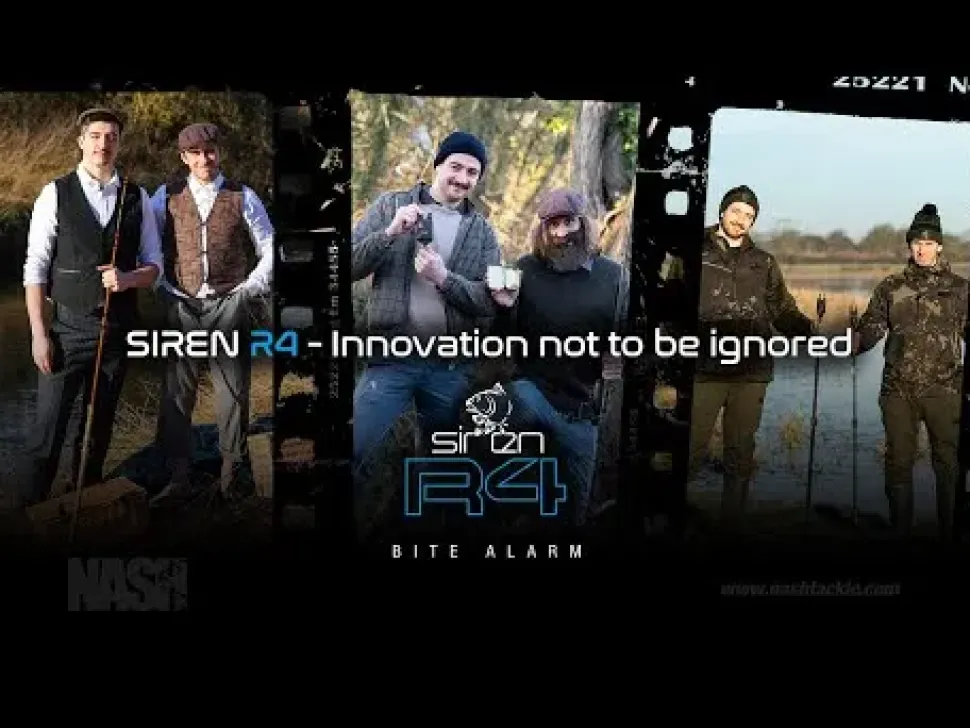 Nash Siren R4 2-Rod Fishing Bite Alarm Presentation Set