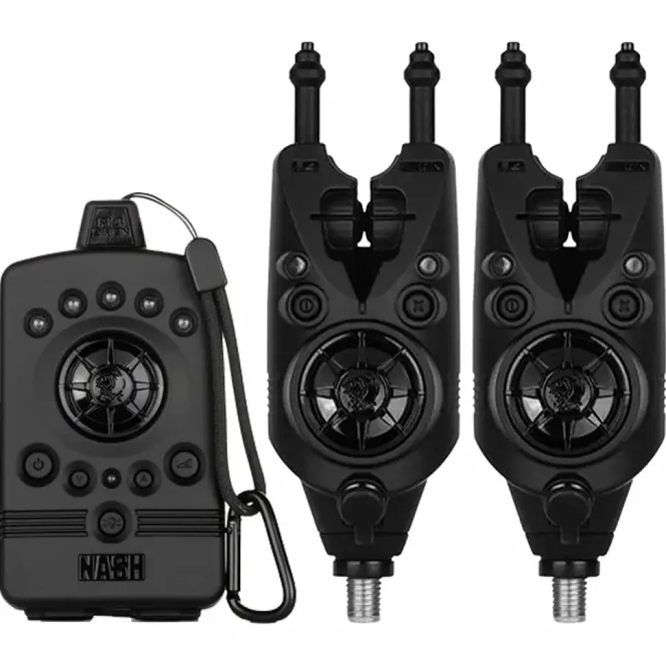 Nash Siren R4 2-Rod Fishing Bite Alarm Presentation Set