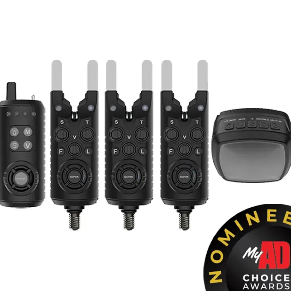 Sonik Gizmo2 Fishing Bite Alarm Set