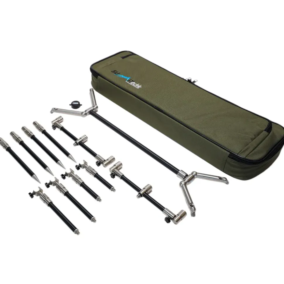 Summit Black Aluminium & Stainless Rod Pod Kit