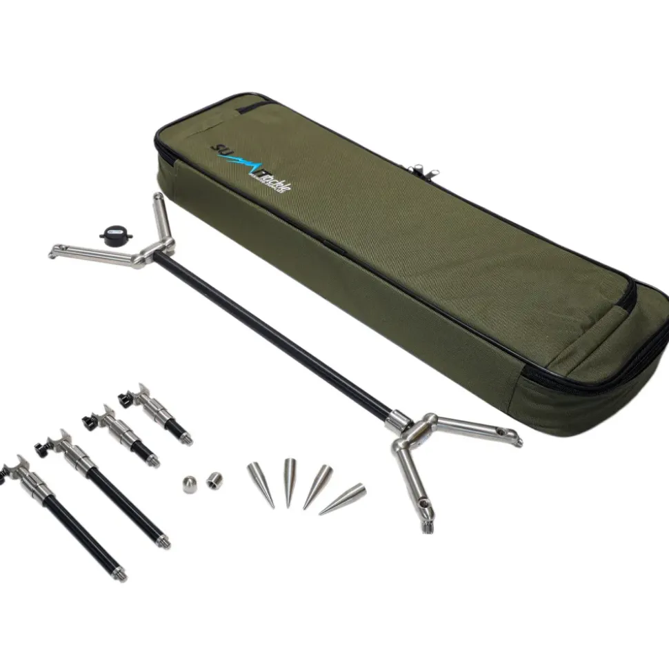 Summit Black Aluminium & Stainless Low Pro 3 Rod Mini Pod Kit