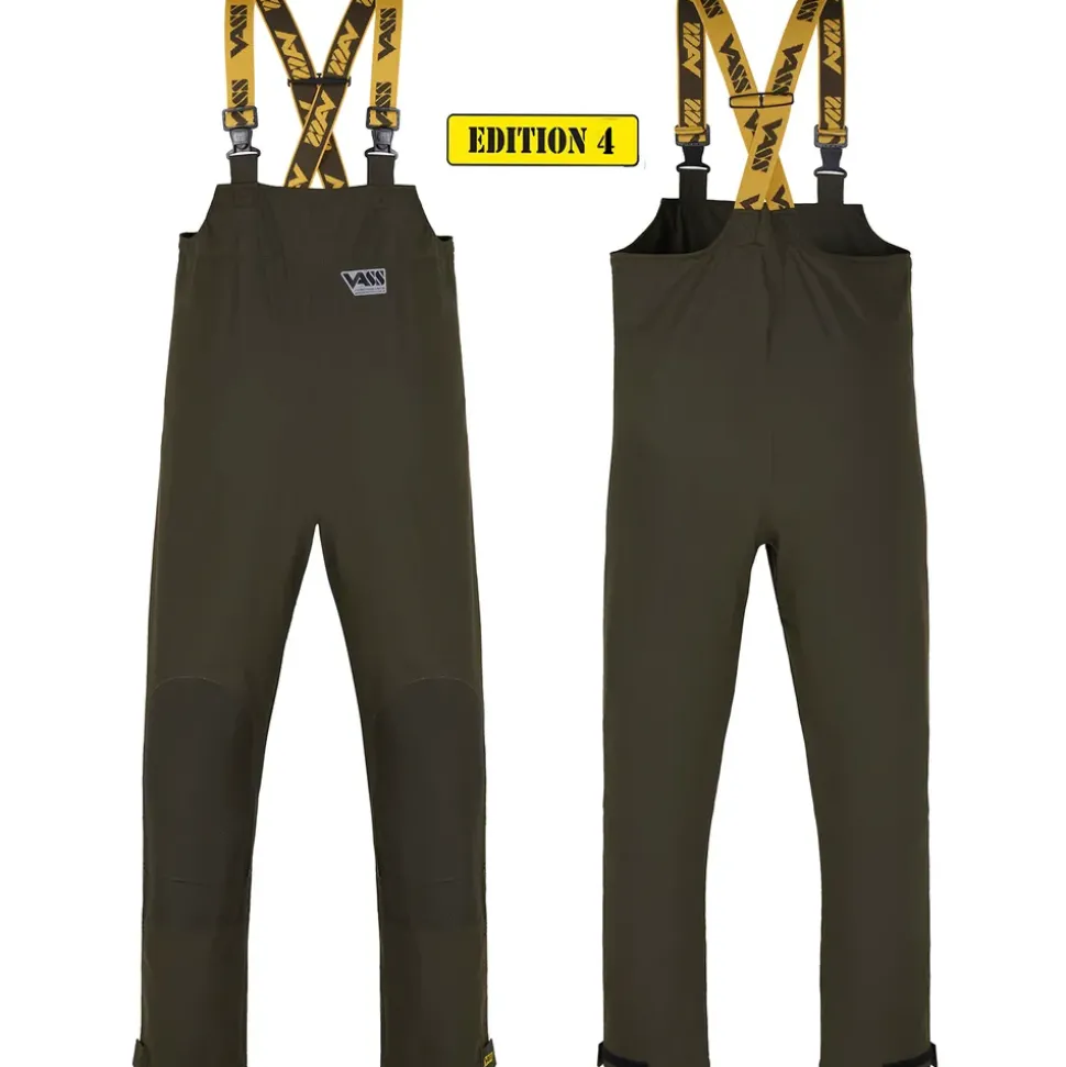 Vass Team Vass 175 Unlined Fishing Bib & Brace Khaki Edition 4